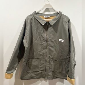 Quilted winter jacket with fleece lining